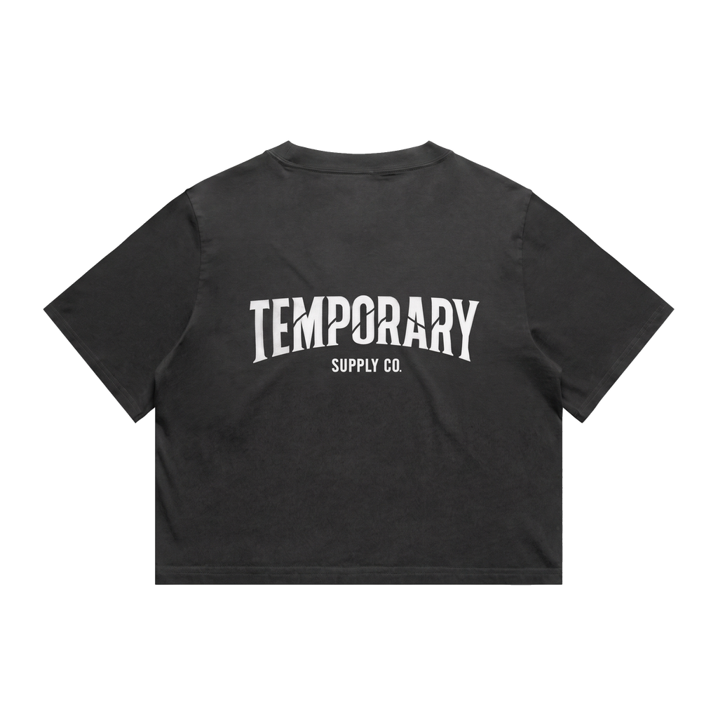 tmpry. Ladies AURA Cropped Tee (220 GSM)