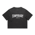 tmpry. Ladies AURA Cropped Tee (220 GSM)